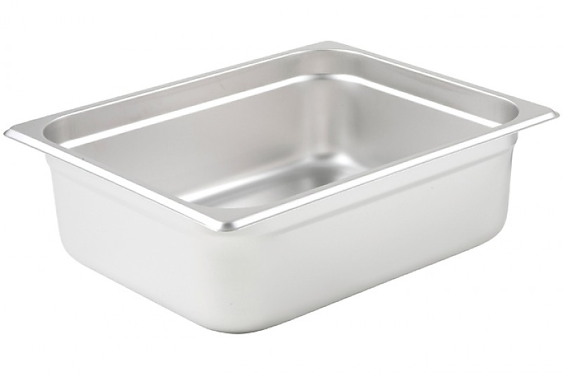 Contenant pour 5L de lait, en acier inoxydable. Norme NSF. Compatible induction.