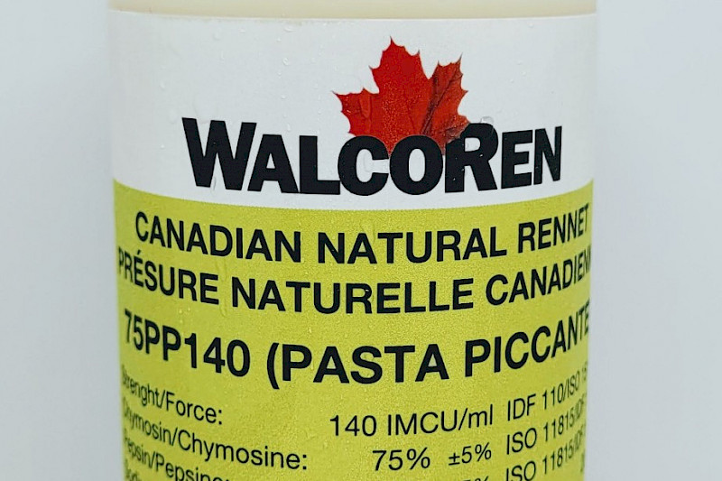 Bouteille de 250ml de présure de chevreau en pâte liquide naturelle, sans OGM et biologique. Coagulant pour le lait.