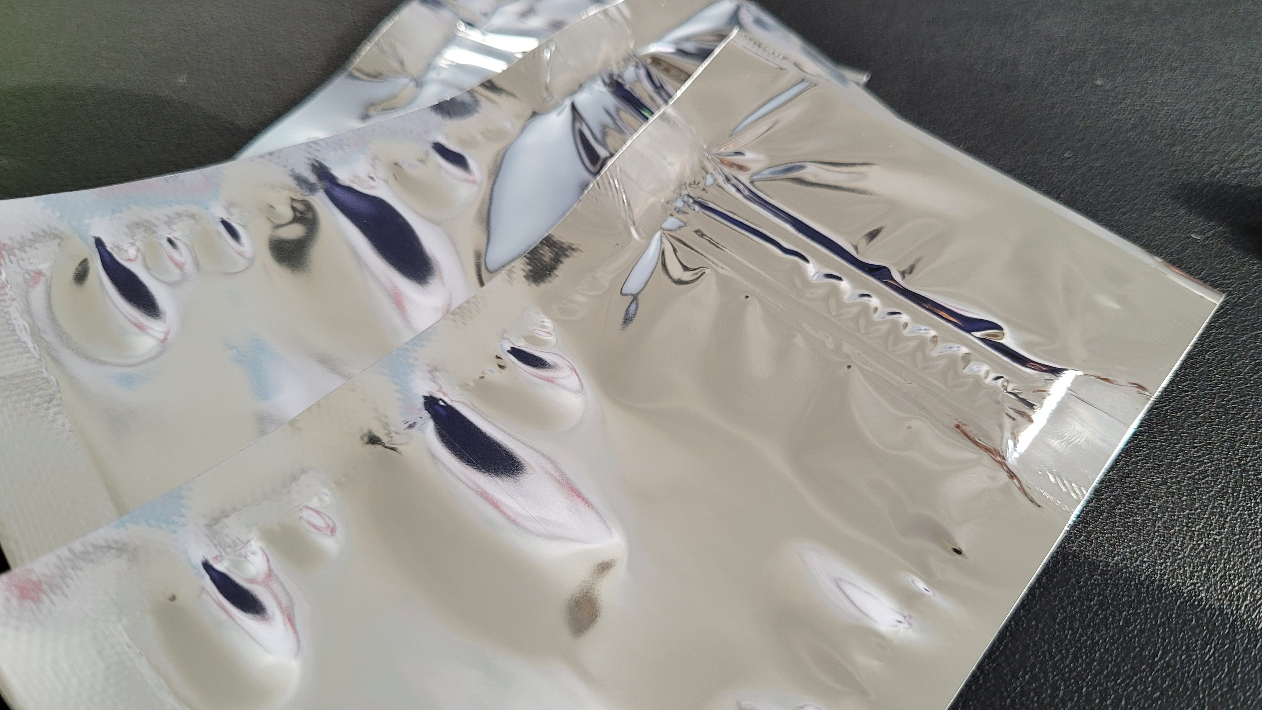 10 x Metalized Food Bags Reclosable